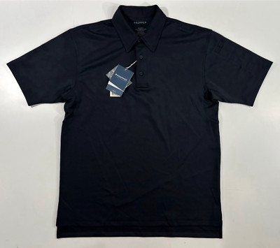 NEW XL PROPPER MENS I.C.E. PERFORMANCE POLO S/S SHIRT F5341 PATCH REMOVED NAVY