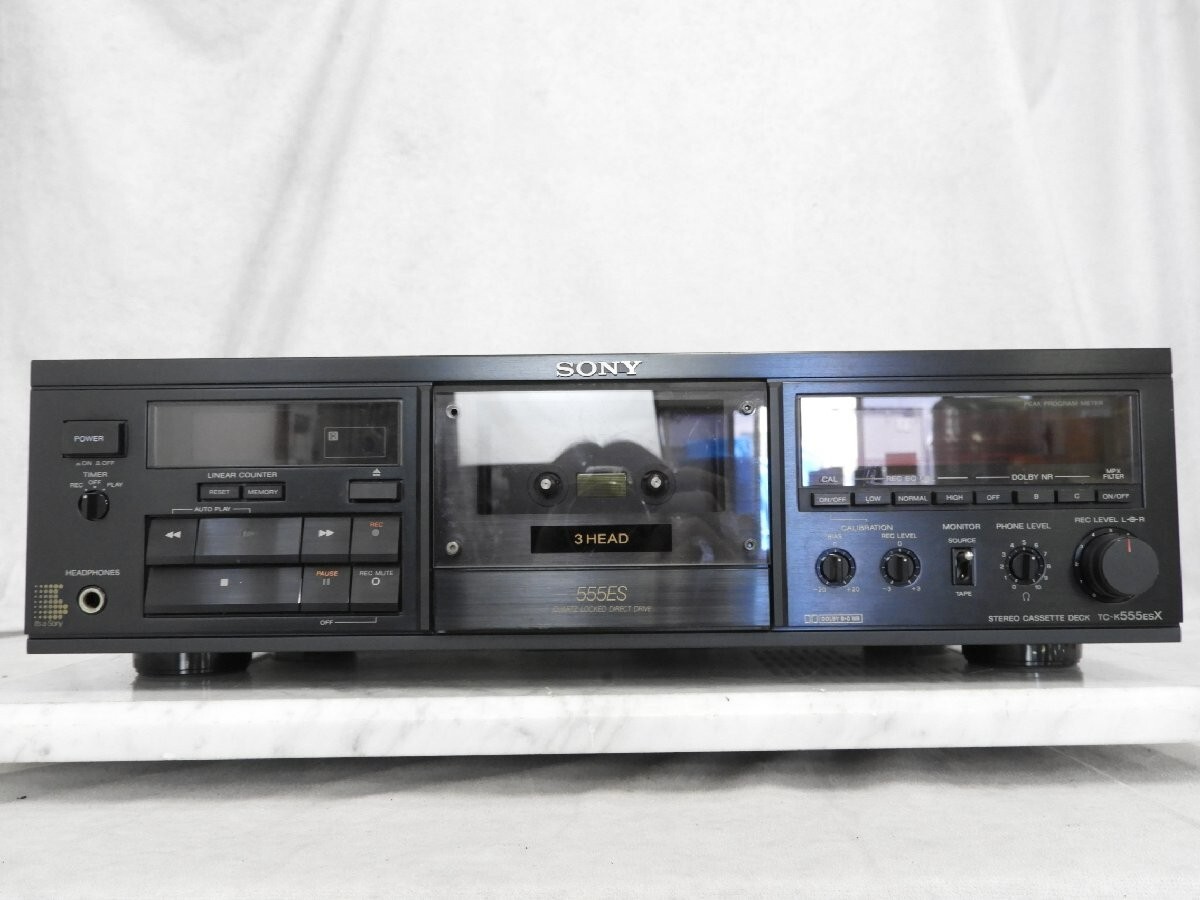 Junk Sony TC-K555ESX 3-Head Cassette Deck Player Recorder