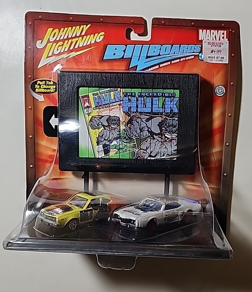 Johnny Lightning Marvel Billboards #1 Spider-Man and Incredible