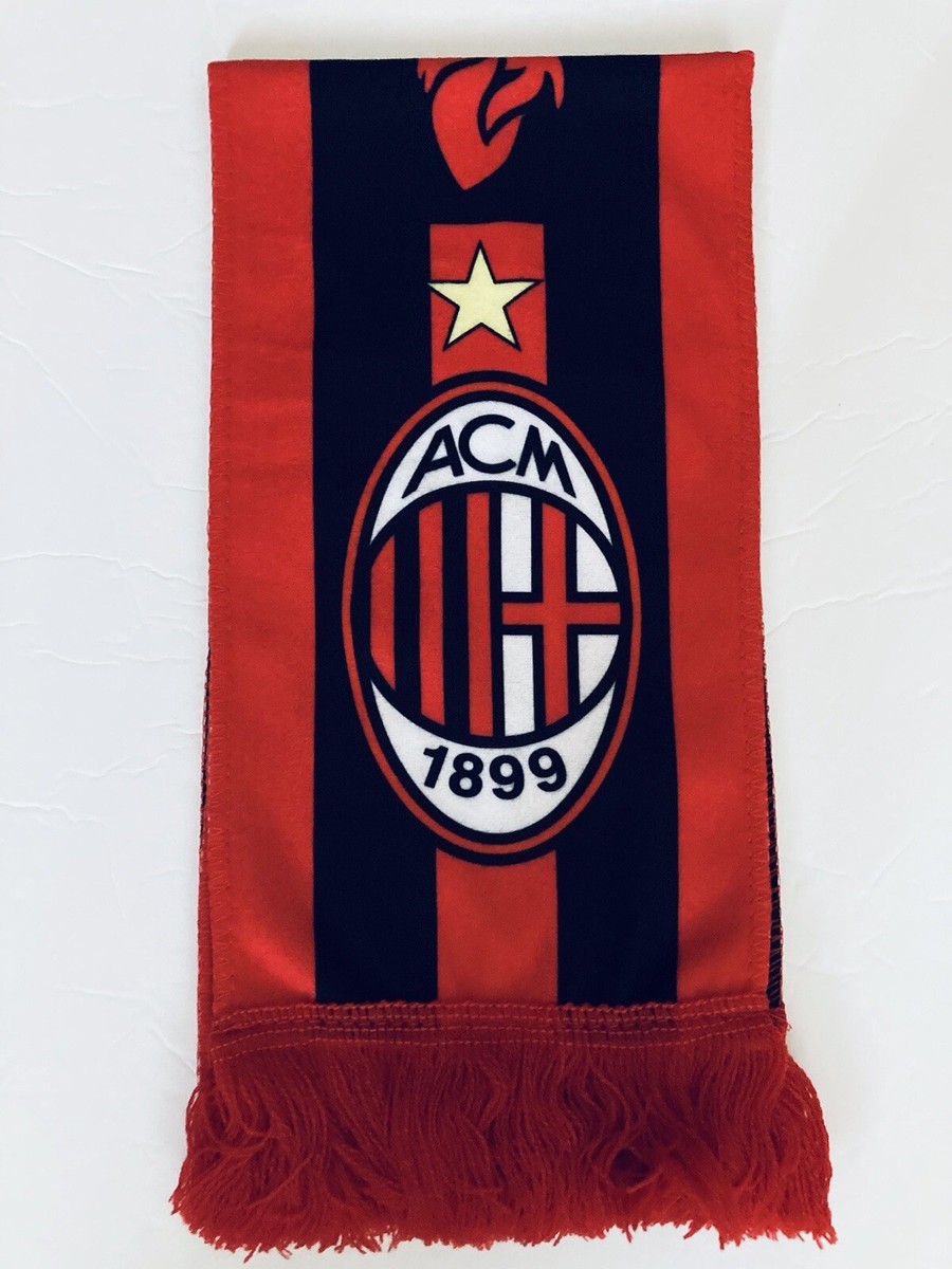 Écharpe AC Milan Ultras Vintage 2012 – Rouge, Supporter, Barcelone