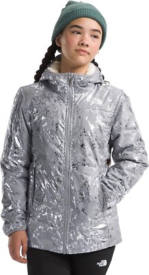 The North Face Girls' Reversible Mossbud Swirl Parka, Size Large
