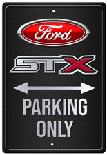 FORD F-150 STX Parking Only Aluminum Sign Simulated Carbon Fiber 8"x 12" New A