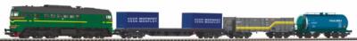 Piko 97940, Startset M62 + 3 Güterwagen, SZD, Neu & OVP, H0
