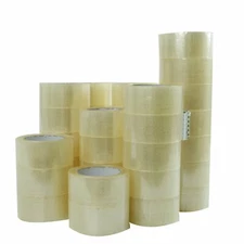 72 ROLLS 2 INCH x 110 Yards Packing Sealing Shipping Package Clear Tape 2-MiL