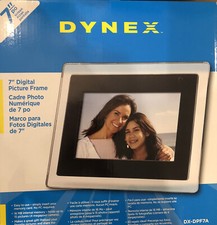 Digital Photo Frame by Dynex - Black 7" Digital Picture Frame-NEW  