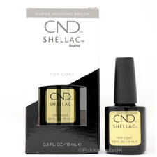 CND Shellac UV/LED Gel Polish Original Top Coat 0.5oz / 15ml