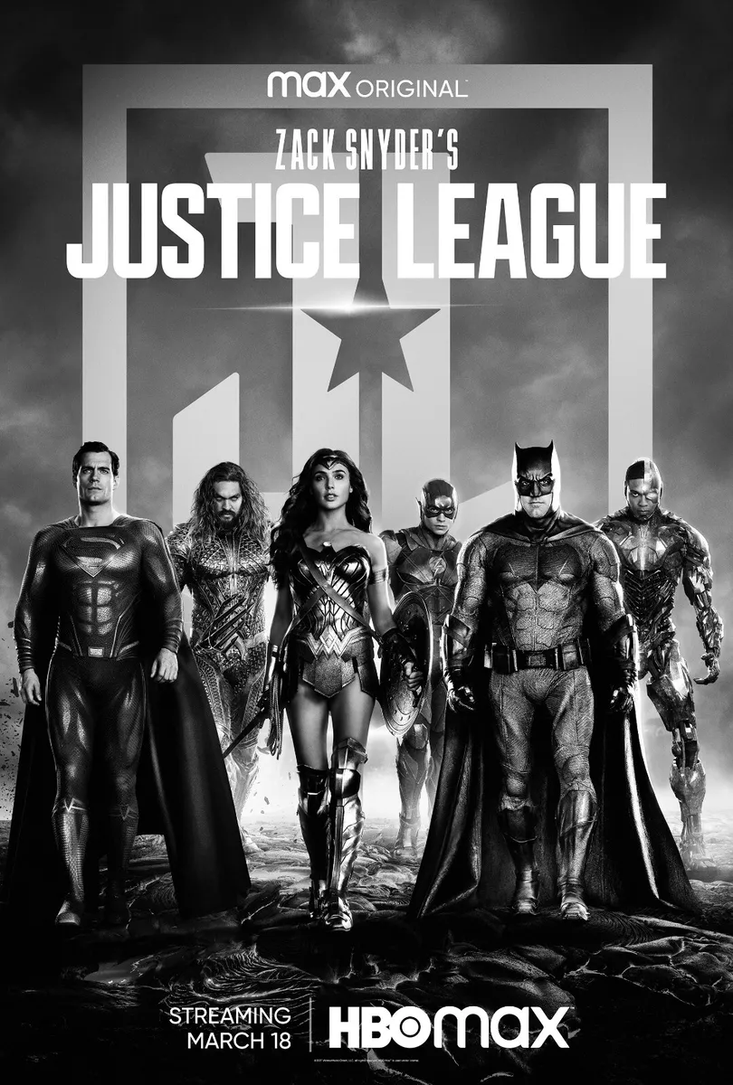 2021 Justice League Movie Poster 11X17 Superman Batman Wonder Woman The  Flash 🍿