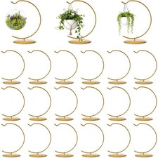 24 Pcs Ornament Display Stand 6 Inch Iron Hanging Stand Christmas Ornament US