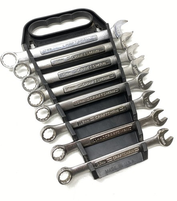 #ad #ad Vintage Craftsman USA Made Metric Combination Wrench Set 8pc Set 10 17mm Clean $49.99