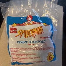 McDonald's Spider-man Venom Transport Vehicle Happy Meal Toy 6 1995 brand new