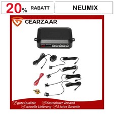 Rückfahrwarner Auto 4 Sensoren Universal Auto PDC hinten Parkhilfe Schwarz