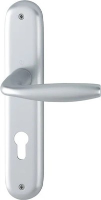 HOPPE Langschildgarnitur NY 1810/273P Alu.F1 PZ 72mm DIN L/R - 3272925