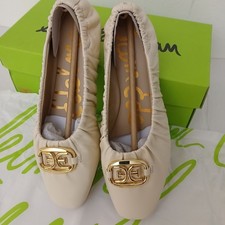 Sam Edelman Size 6 M Marlowe Ballet Flats - Modern Ivory Leather -
