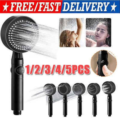 #ad Shower Heads Handheld Spray High Pressure Adjustable Showerhead Top Spray Bath $69.34