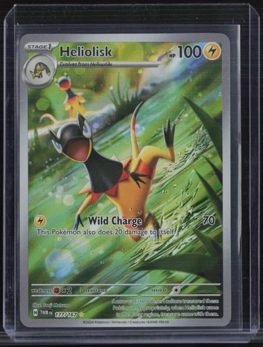 2024 Pokemon Twilight Masquerade Illustration Rare #177 Heliolisk