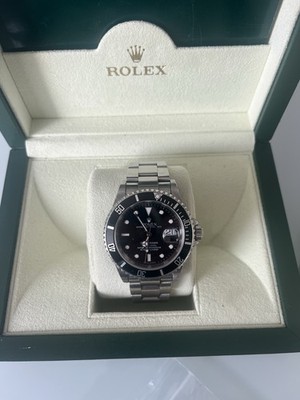 ROLEX  Submariner schwarzes Zifferblatt Unisex-Uhr - 16610