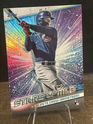 2024 Topps Pete Crow Armstrong  * Stars Of The MLB * Rookie RC Holo SLMB-25