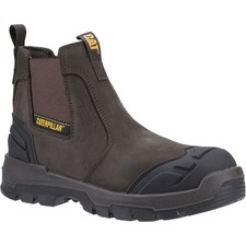 Image of Mens Caterpillar Striver XL Pull On Waterproof S7 Safety Dealer Boots Sizes 7-13