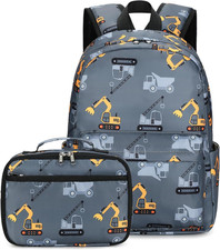 Backpack for Kids, Boys Girls Preschool Backpacks with Lunch Box Toddler Kinderg