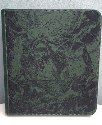 Mega Rayquaza 9 Pocket Trading card Binder - Pokemon - Made To Order