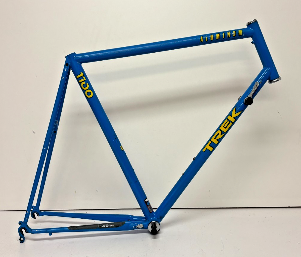 Vintage 1989 Trek 1100 60cm C-C 6061 Aluminum Road Frame BB