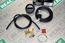 Aem X Series Boost Pressure Gauge -30inhg35psi Black Bezel Black Face 30-0306