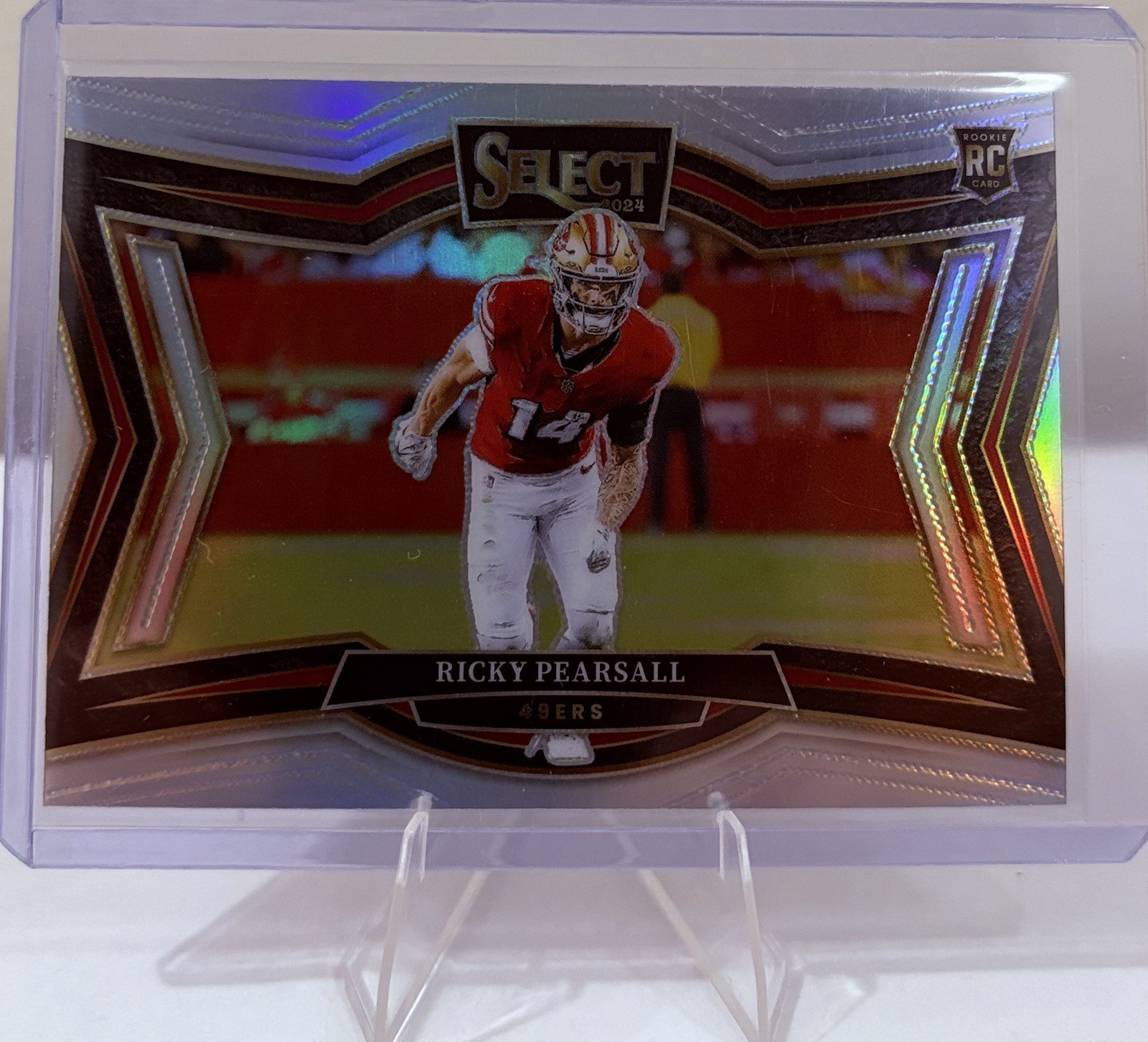 2024 Panini Select #489 Ricky Pearsall (RC) Field Level Silver Prizm