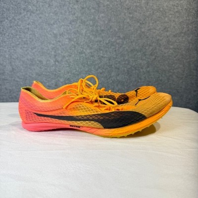 Puma Evospeed Distance Nitro Elite Men's Track Spikes Orange Black