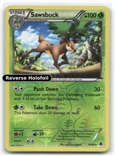 Sawsbuck Reverse Holofoil Emerging Powers 16/98 MP Pokemon on eBay