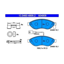 Kits de frein Fiat DUCATO