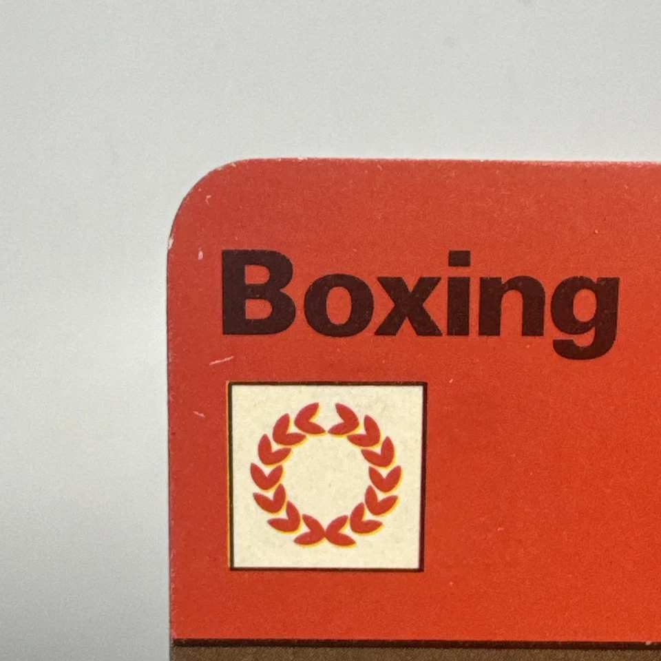 1977 FOTO DE CARTÃO DE BOXE SPORTSCASTER MUHAMMAD ALI O MAIOR RARO HTF ITÁLIA - Imagem 4 de 4