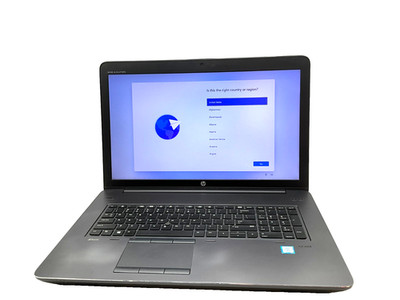 HP Zbook 17 G4 2WZ72US i7-7820HQ  64GB 2X 1TB Quadro P5000  CND81018ZJ