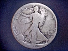 1917-D OBV Liberty Walking Half,  Circulated Ave, .3617 Oz Silver (US-8802)