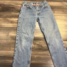 Carhartt Denim Work Pants Jeans Relaxed Fit Size 6x32