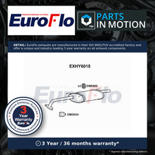 Exhaust Back / Rear Box fits HYUNDAI SONATA Y-2 1.8 89 to 92 G4CM EuroFlo New