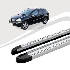 Trittbretter passend für Mercedes ML W164 ab 07/2005-12/2011 MAJA Silber ABE Trittbretter passend für Mercedes ML W164 ab 07/2005-12/2011 MAJA Silber ABE