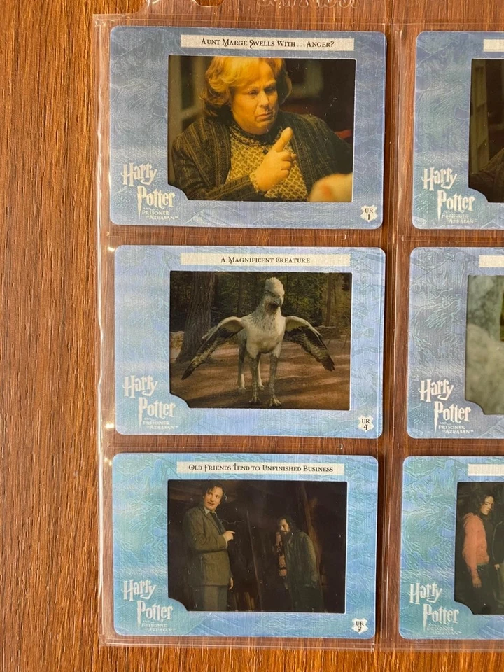 2004 Artbox Harry Potter Prisoner of Azkaban Film Cardz Rare Card Set (UR1-UR9) - Image 2 of 4