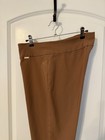 Women Size 14 INC INTERNATIONAL CONCEPTS Bengaline Tummy Control Capris Brown — photo 2
