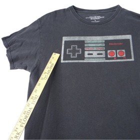 Nintendo Entertainment System Controller Graphic T Shirt Black Adult Large NES