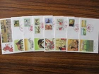 Japan Stamp First Day Cover Horse Series 8 Covers (馬と文化シリーズ) 1990～1991