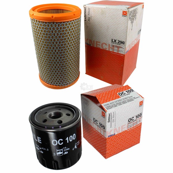 Mahle / Knecht Set Filterpaket Luftfilter LX 290 ÖLfilter OC 100-image