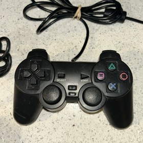 Sony PlayStation 2 PS2 Fat 3001 Console Bundle Tested w/ 2 Controllers