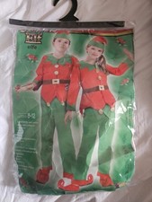 ONE Santa's Elf Costume-Child's Size 8-12 Never removed from a worn package 