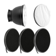 180mm 7Inch Reflector Diffuser Lamp Shade for Baorong Mount Strobe Flash Light