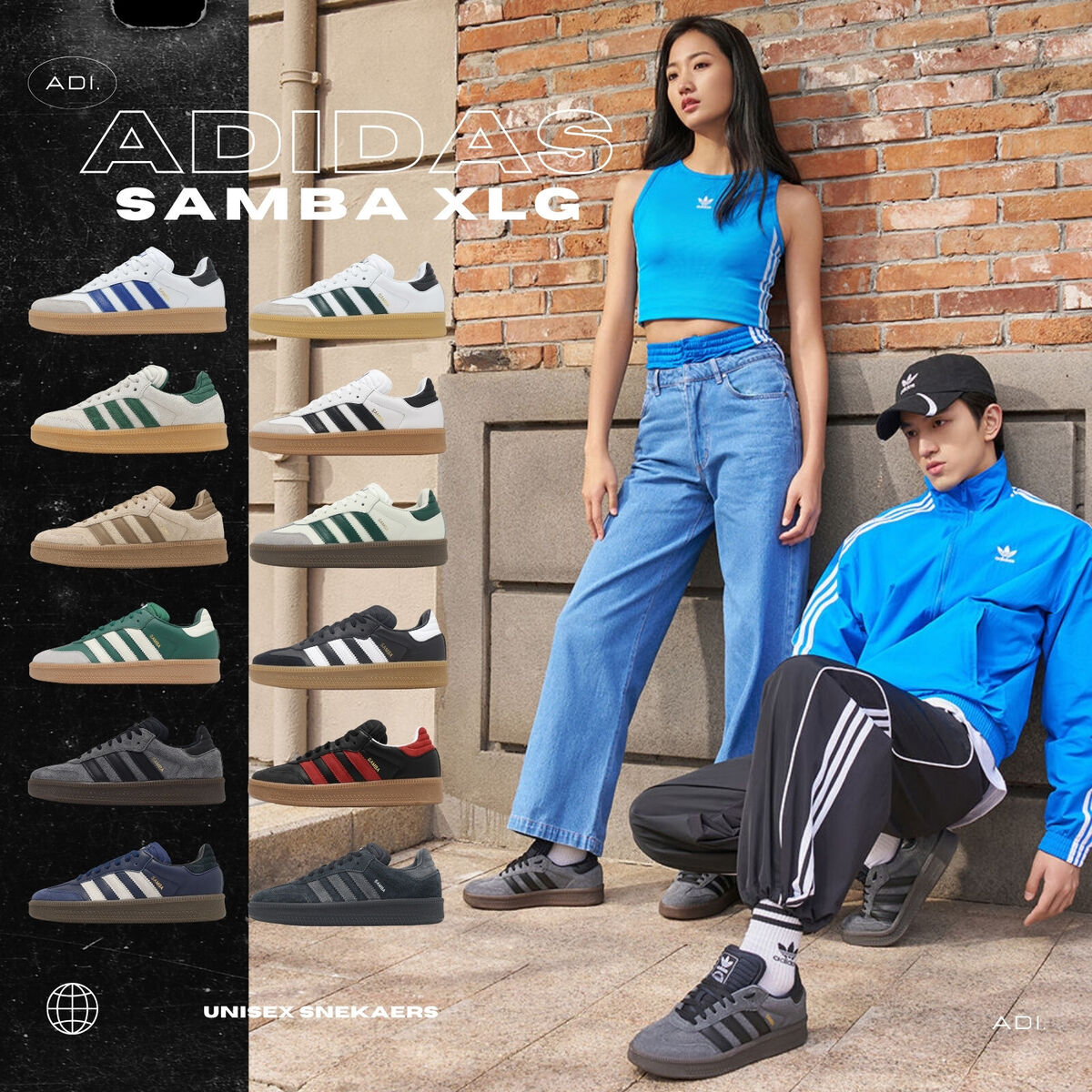 adidas Originals Samba XLG Men Unisex Platform Casual Shoes adidas Originals Samba XLG Men Unisex Platform Casual Shoes