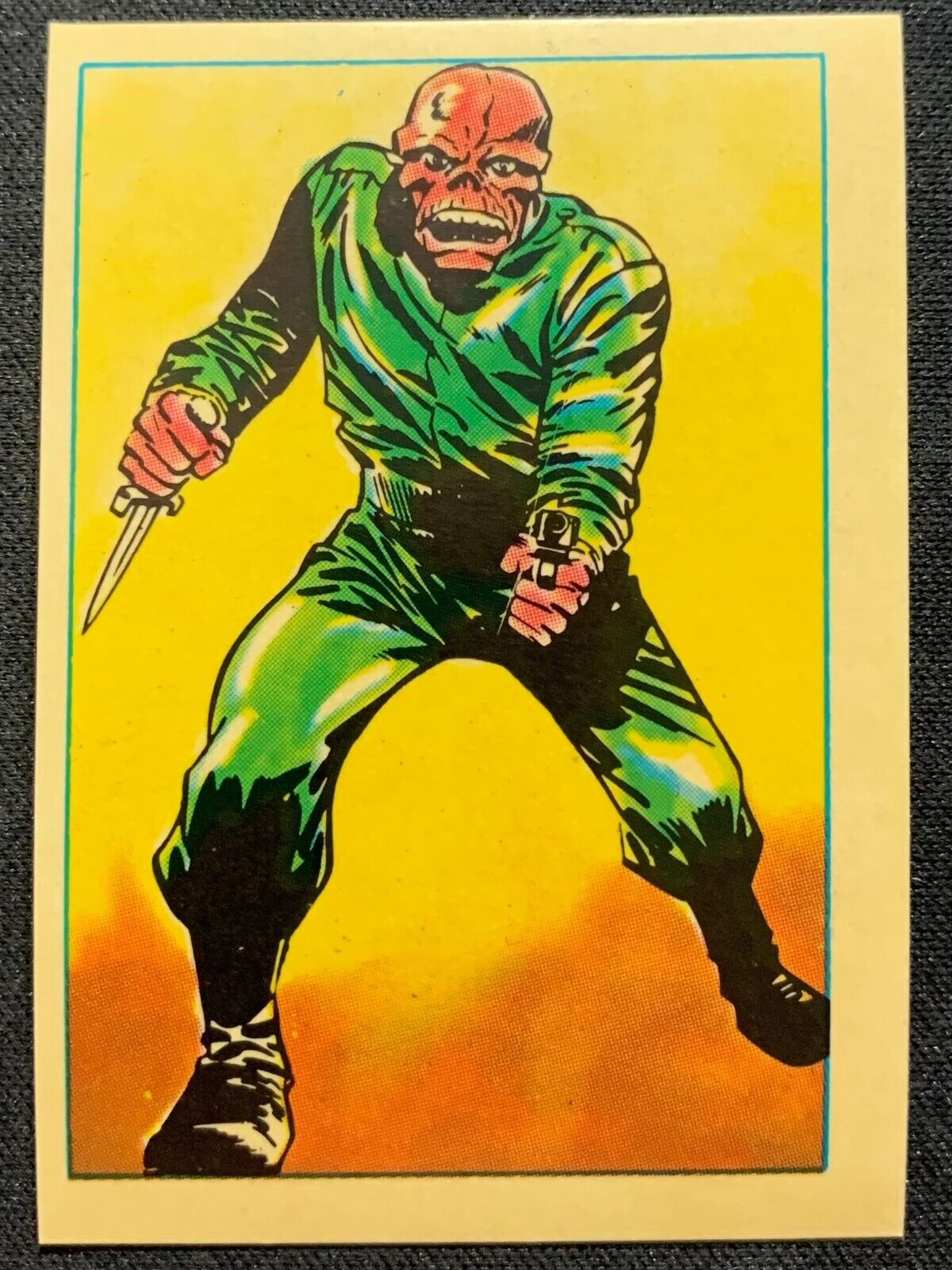 1980 Marvel Super-Heroes Sticker Red Skull Canadian #91 RARE
