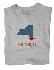 New York New York NY T-Shirt HEART