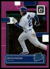 2022 Panini Donruss Optic #99 Seiya Suzuki Rated Rookie Pink Prizm RC - Cubs