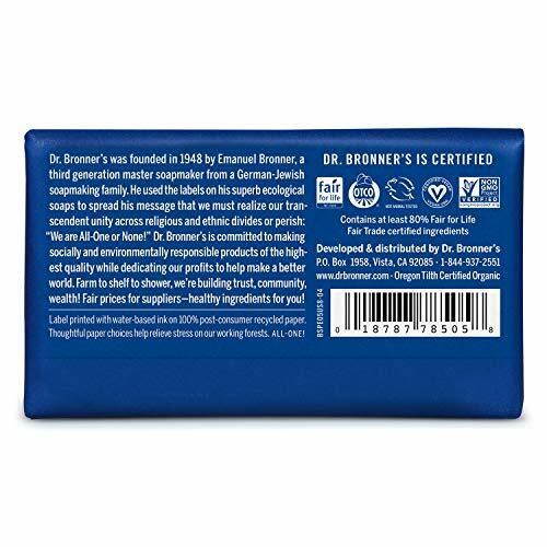 Dr. Bronner’s - Pure-Castile Bar Soap (Peppermint, 5 ounce) - Assorted Sizes - Picture 30 of 35