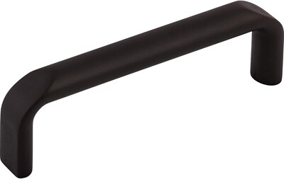 Top Knobs TK872BLK Exeter Pull 3 3/4'' Center to Center Cabinet Pull Flat Black